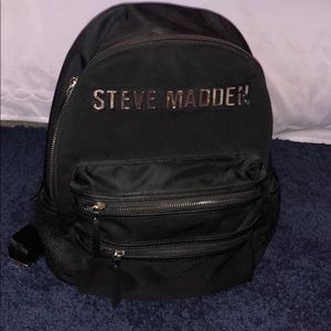 Steve Madden Black Mesh backpack